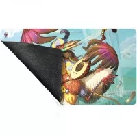 Hraci podlozka Magic the Gathering - Bloomburrow - Zinnia, Valley s Voice prehnuta