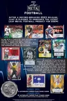 2024 Leaf Metal Football Hobby Jumbo Box karty