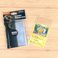 Obaly na karty BCW Regular Inner Sleeves Clear - 100 ks s kartou