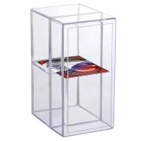 2-Piece 2-Compartment Clear Card Box