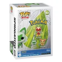 Zadní strana balení POP! figurky Pokémon Sprigatito