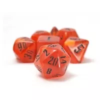 Sada 7 kostek Sirius Dice - Fire Nebula
