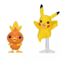 Akční figurky Pokémon - 5 cm - Pikachu a Torchic
