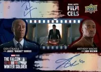 Upper Deck The Falcon &amp; the Winter Soldier Hobby karta Dual Auto
