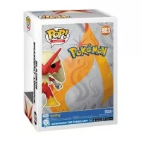 Zadní strana balení POP figurky Pokémon Blaziken