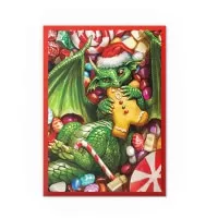 Dragon Shield Standard Brushed Art Sleeves - Christmas 2024 (100 Sleeves)