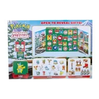 Adventní kalendář Pokémon s figurkami - zadní strana