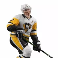 figurka NHL  - Sidney Crosby (Pittsburgh Penguins) detail - platinová edice