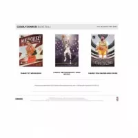2019/20 Panini Clearly Donruss Basketball Hobby Box karty