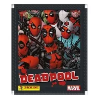 Do alba patří samolepky Deadpool (PANINI)