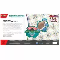 Pokémon Scarlet and Violet 151 - Blooming Waters Premium Collection - zadní strana boxu