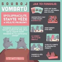 Zadní strana balení hry Souboj vombatů