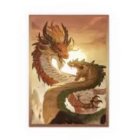 60 ks obalů na karty Dragon Shield - Wood Snake - JAPANESE SIZE
