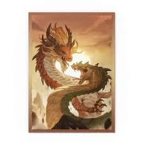 Obaly na karty s motivem Wood Snake (Dragon Shield)