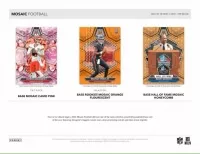 2024 Panini Mosaic NFL Football Blaster Box - obsah balení 1