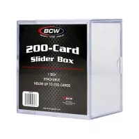 Slider Trading Card Box - 200 Cards