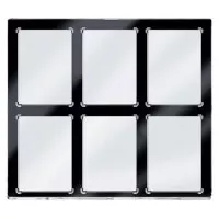 35PT 6-Card Black Border UV ONE-TOUCH Magnetic Holder 