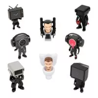 V balení naleznete jednu z 8 variant figurek Skibidi Toilet