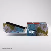 Multifunkční krabička na karty Star Wars: Unlimited - Battle of Scarif - odklopitelné víko