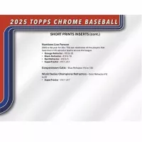 2025 Topps Chrome Baseball Mega Box