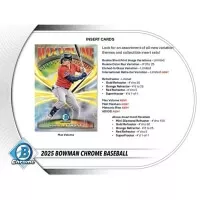 2025 Topps Bowman Chrome Baseball Hobby Box