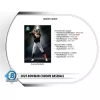 2025 Topps Bowman Chrome Baseball Hobby Box