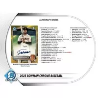 2025 Topps Bowman Chrome Baseball Hobby Box