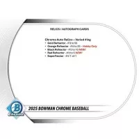 2025 Topps Bowman Chrome Baseball Hobby Box