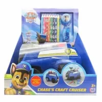 Tlapková patrola figurka Chase s policejním vozem - sada na kreslení