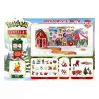 Figurkový Pokémon adventní kalendář DELUXE 2025