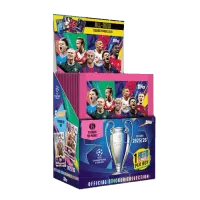 Fotbalové samolepky Topps Champions League 2026 Booster box - 50 balíčků