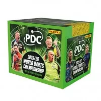 2025/26 PDC World Darts Championship Sticker EN - box (36 balíčků)