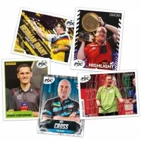 2025/26 PDC World Darts Championship Sticker EN - box (36 balíčků)
