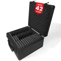 EVORETRO 3 Row with Individual Slot Fit for 42 Graded Cards - Black 