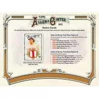 2025 Topps Allen&amp;Ginter Hobby Box