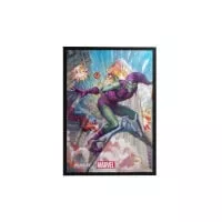 Obaly na karty Gamegenic - MTG Marvel's SpiderMan Premium Art Sleeves - Spider-Man Green Goblin (105 ks)