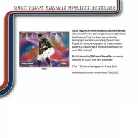 2025 Topps Chrome Update Series Baseball Hobby Box