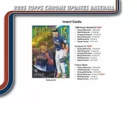 2025 Topps Chrome Update Series Baseball Hobby Box
