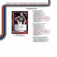 2025 Topps Chrome Update Series Baseball Hobby Box