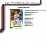 2025 Topps Chrome Update Series Baseball Hobby Box