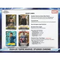 2025 Topps Chrome Marvel Studios - Hobby Box