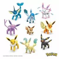 Pokémon figurky Eevee Evolution - stavebnice MEGA