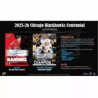 2025-26 Upper Deck Chicago Blackhawks Centennial Hobby Box