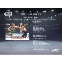 2025 Topps Stadium Club UFC Hobby Box - sběratelské karty MMA