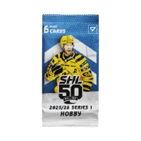 2025-2026 Svenska hockeyligan Tipos SHL 1. série Hobby balíček - hokejové kartičky