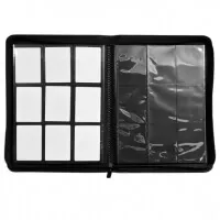 Toploader album TCG Guru 9-Pocket Zippered - šedé