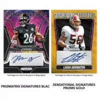 2025 Panini Prizm Black NFL Football Hobby Box - karty amerického fotbalu