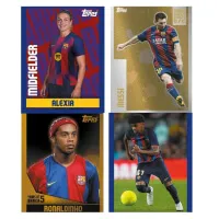 Fotbalové samolepky a Album Topps Barcelona 2025/2026
