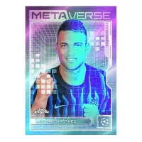 2025 26 Topps Chrome UEFA Club Competitions Mega box karta