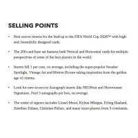 25 26 NOIR Road to World Cup Soccer Hobby
